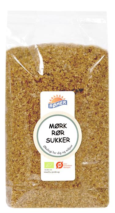 Rørsukker Mørk, 1000 g. Økologisk
